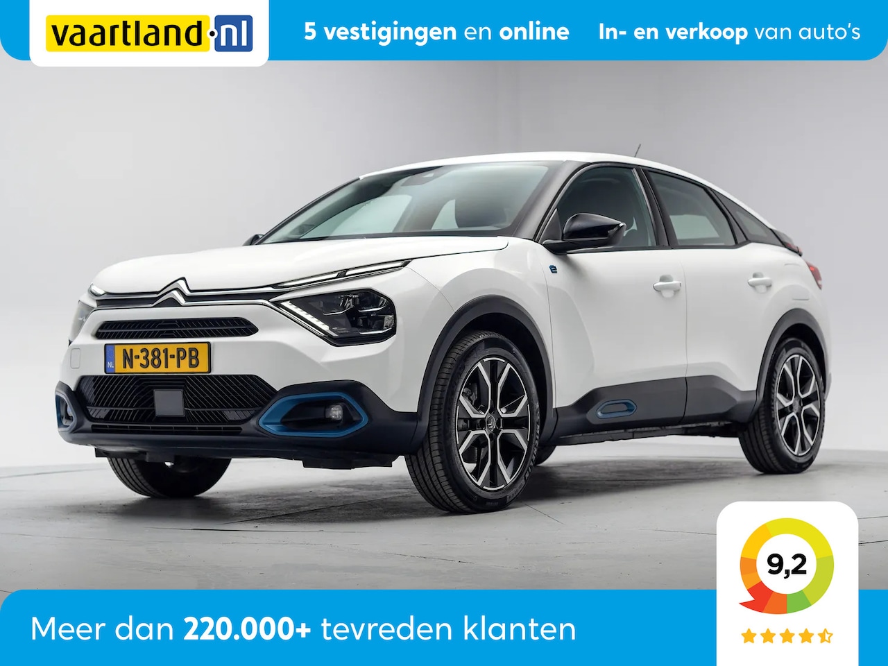 Citroën Ë-C4 - Feel Pack 50kWh [ LED Navi Half leder Standkachel ] - AutoWereld.nl