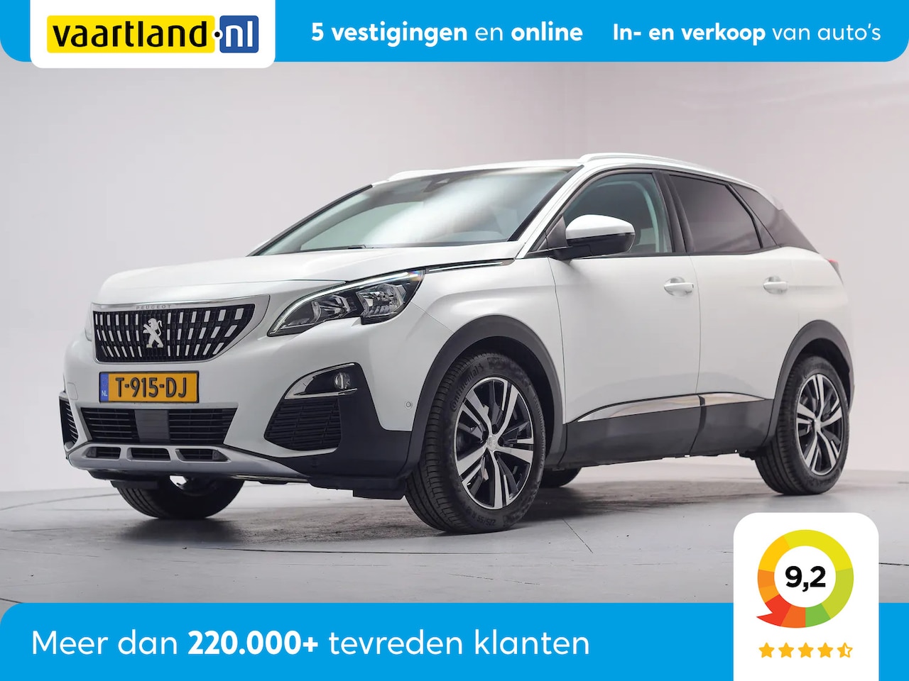 Peugeot 3008 - 1.6 e-THP Blue Lease Premium Aut [ Trekhaak 360 camera Stoelverwarming - AutoWereld.nl