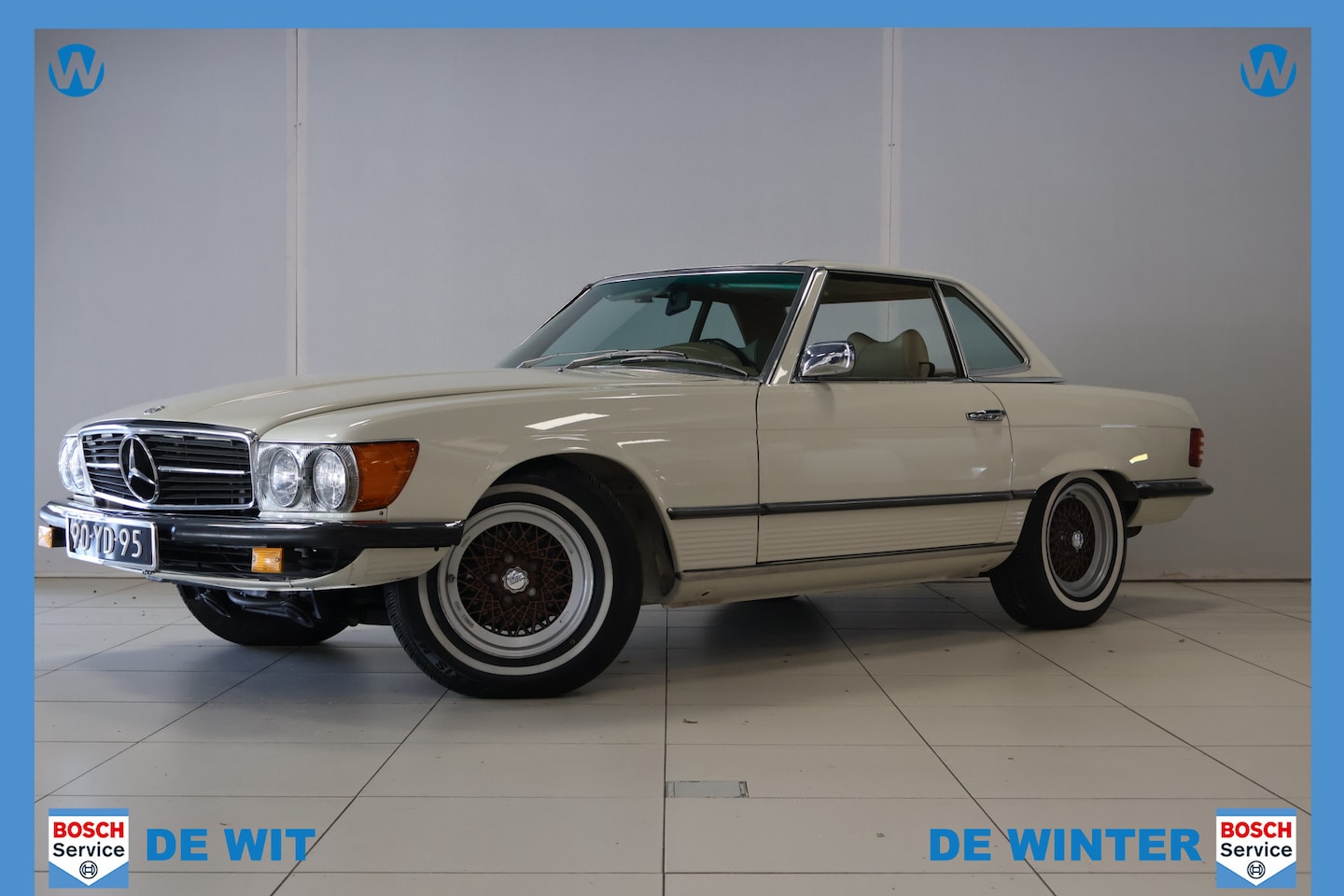 Mercedes-Benz SL-klasse Cabrio - 450 coupe) 1974 Wit - AutoWereld.nl