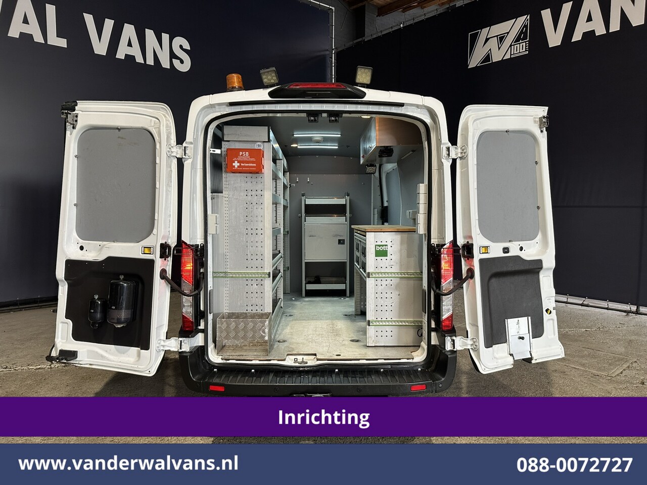 Ford Transit - 2.0 TDCI 130pk L2H2 inrichting Euro6 Airco | Camera | Apple Carplay | Cruisecontrol Omvorm - AutoWereld.nl