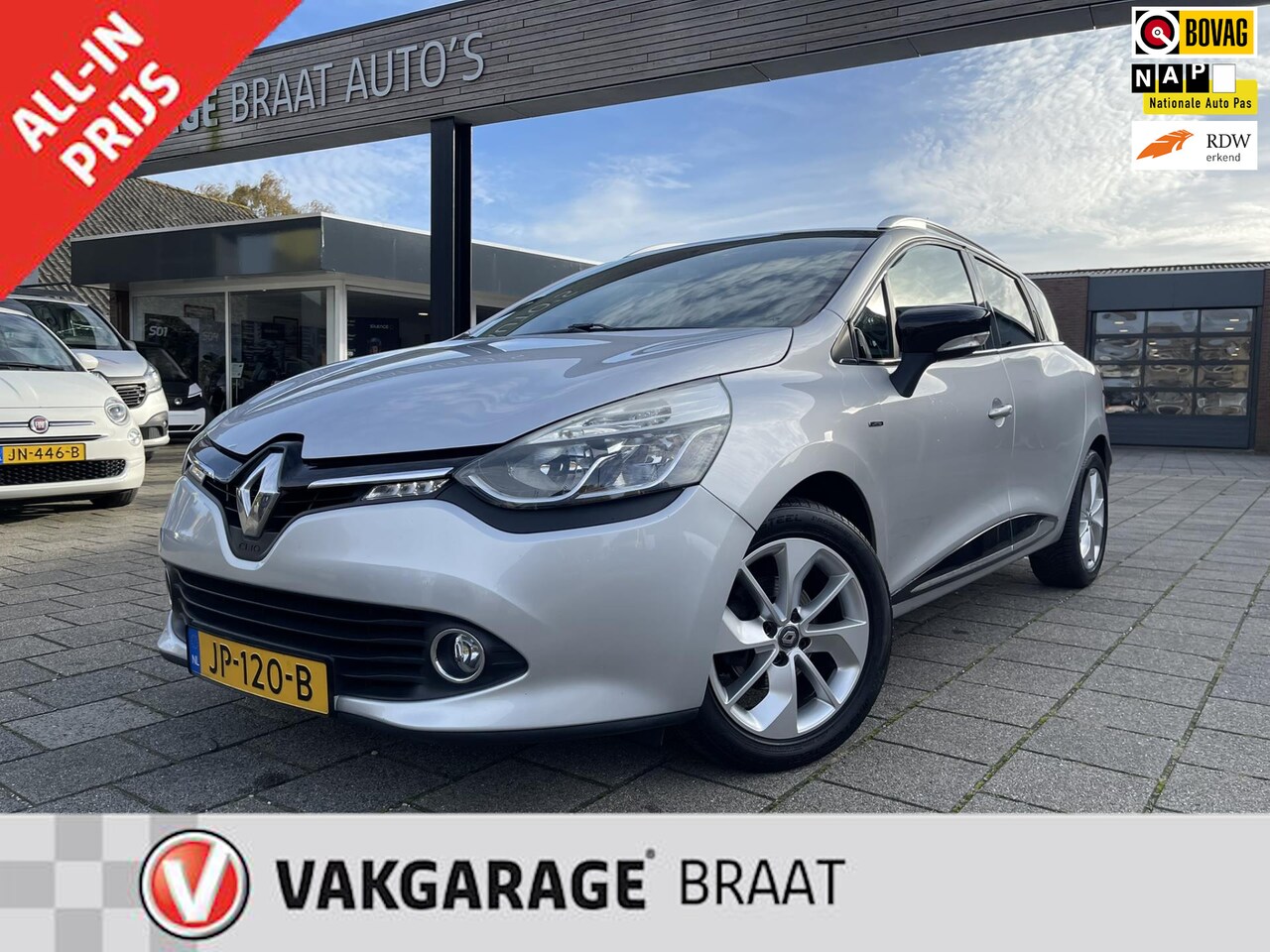 Renault Clio Estate - 0.9 TCe l PARK. SENS. l BLUETOOTH l AIRCO l RIJKLAAR! - AutoWereld.nl