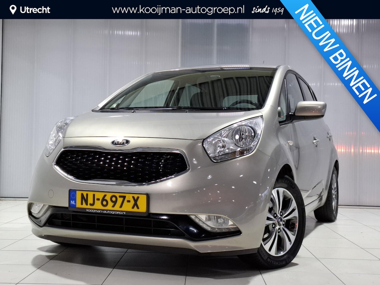 Kia Venga - 1.4 CVVT DynamicPLusLine Super compleet, Navigatie, Camera. - AutoWereld.nl