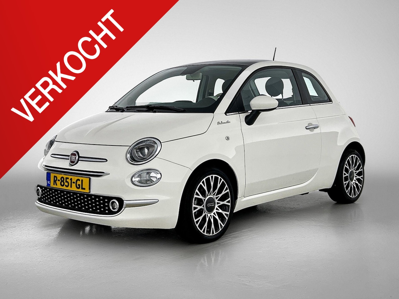 Fiat 500 - 1.0 Hybrid Dolcevita | Cruise control | Leer | Panoramadak | Carplay - AutoWereld.nl