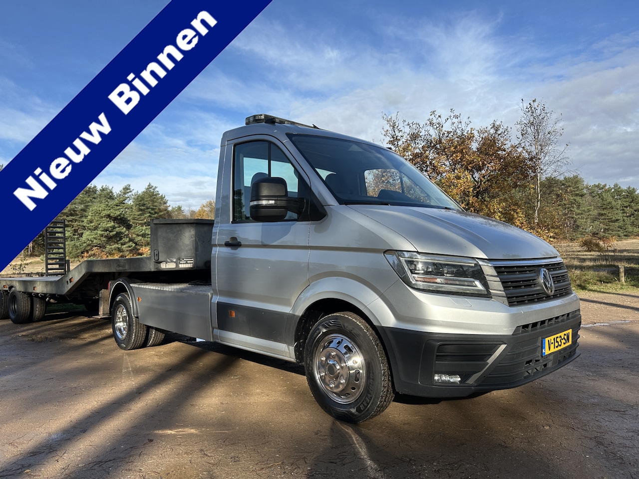 Volkswagen Crafter - 5T trekker BE-Combinatie incl. Veldhuizen 10T trailer - AutoWereld.nl