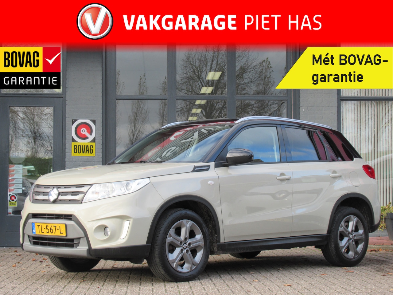 Suzuki Vitara - 1.6 Exclusive | Clima-Airco | Android Auto | Stoelverwarming | Incl. BOVAG Garantie | Park - AutoWereld.nl