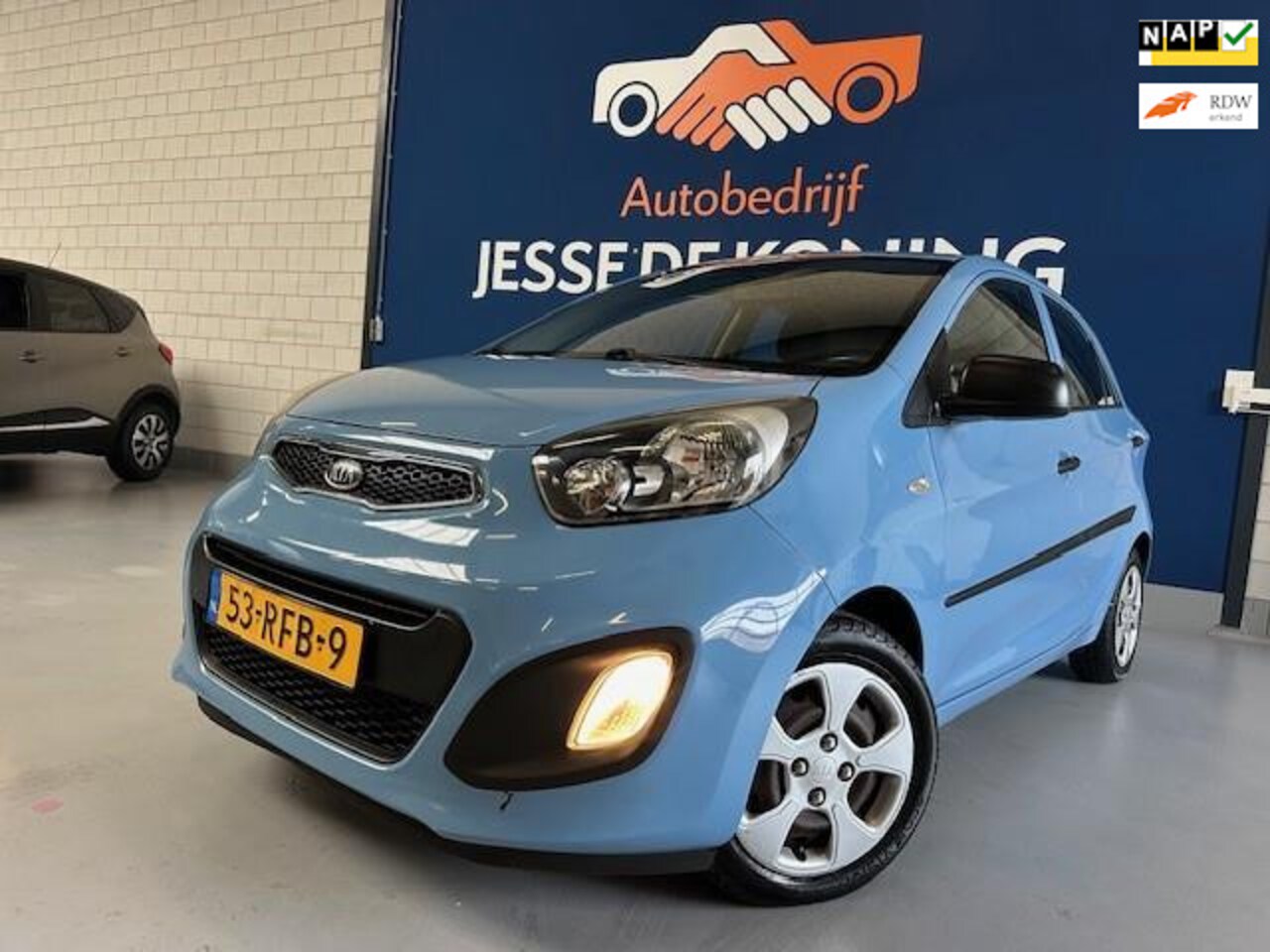 Kia Picanto - 1.0 CVVT Comfort Pack/ bj.2011 / blauw / 5 deurs / airco/ 1e eigenaar / nw.model/APK tot 1 - AutoWereld.nl