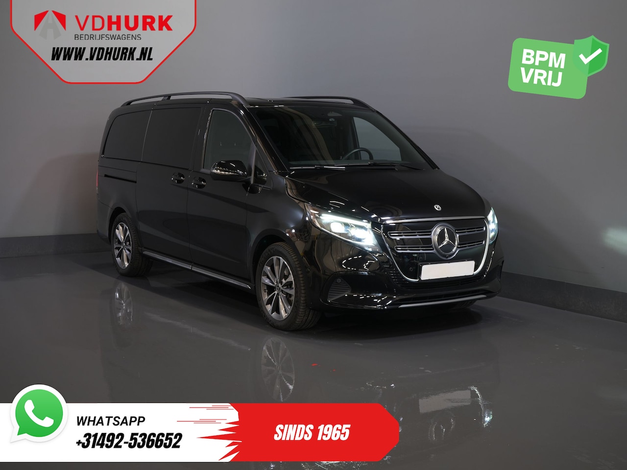 Mercedes-Benz EQV - 300 90 kWh 365km WLTP 2xElek.Schuif/ Elek.Klep/ Airmatic/ Adapt.Cruise/ LED/ Leder/ Carpla - AutoWereld.nl