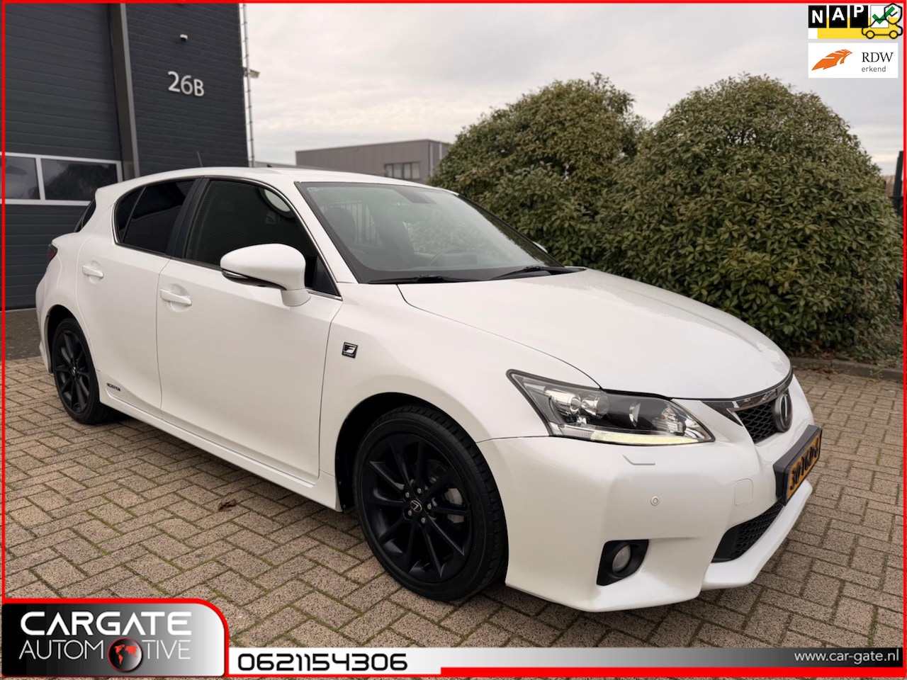 Lexus CT 200h - Luxury Line|F-Sport|Dak|Nap|Apk|Leer|Navi - AutoWereld.nl