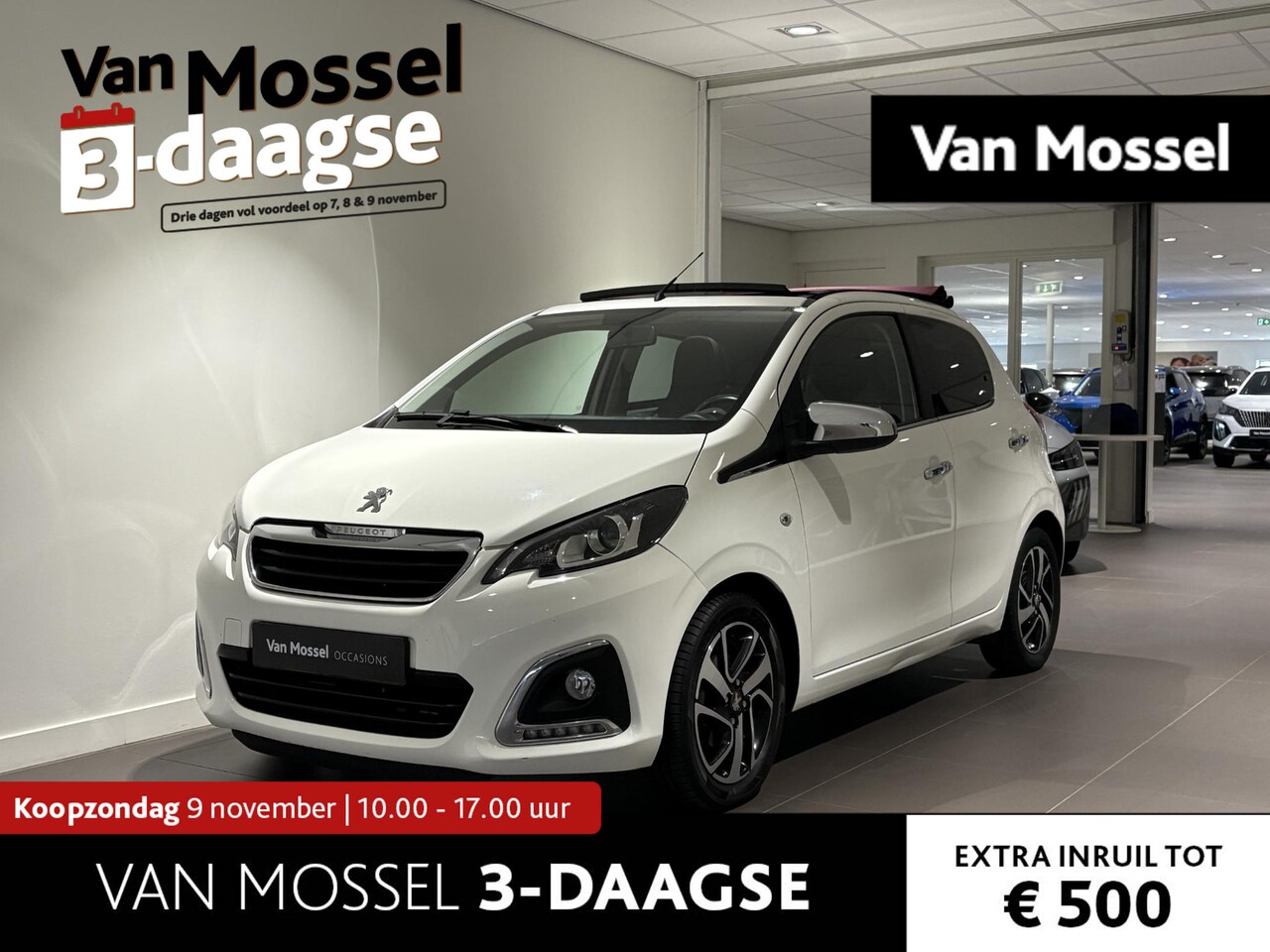 Peugeot 108 - 1.2 Puretech Allure TOP! | Cabrio Dak |  Lichtmetalen Velgen - AutoWereld.nl
