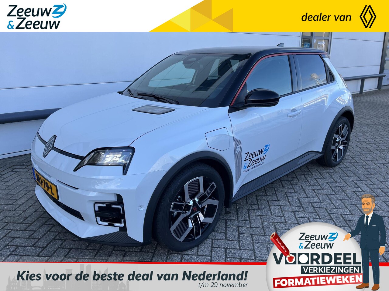 Renault 5 - urban range iconic cinq 40 kWh Rijdende demo , beschikbaar vanaf December 2025 * € 1.000,- - AutoWereld.nl