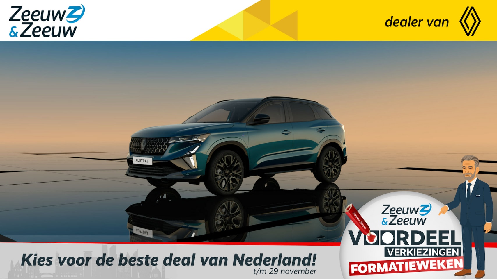 Renault Austral - E-Tech full hybrid 200 Techno * NIEUW MODEL * TE BESTELLEN * NU € 1000,- KORTING * - AutoWereld.nl