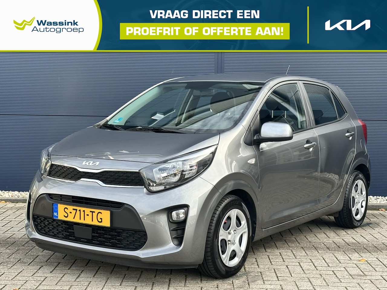 Kia Picanto - 1.0 DPi 67pk 4-zits ComfortLine | Cruise Control | Airco - AutoWereld.nl