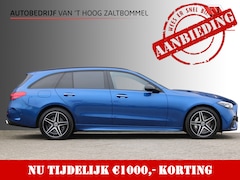 Mercedes-Benz C-klasse Estate - 300e AMG Line NIGHT PAKKET LEDER HEAD-UP KEY-LESS GO 360-CAMERA TREKHAAK