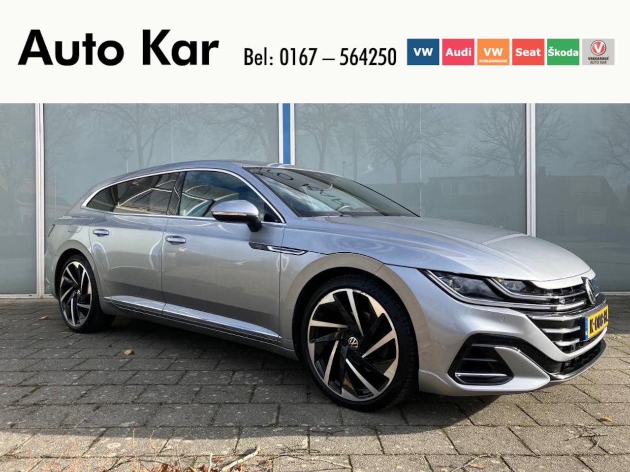 Volkswagen Arteon Shooting Brake - 2.0 TSI DSG R-Line Business+ Dynamic chassis control Leer Panoramadak Navi Discover Pro He - AutoWereld.nl