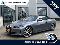 BMW 4-serie Cabrio - 420i High Executive | NL Auto/2e Eig./Voll.Historie/Navi/Leder/Head-Up/Clima/Cruise/Apple