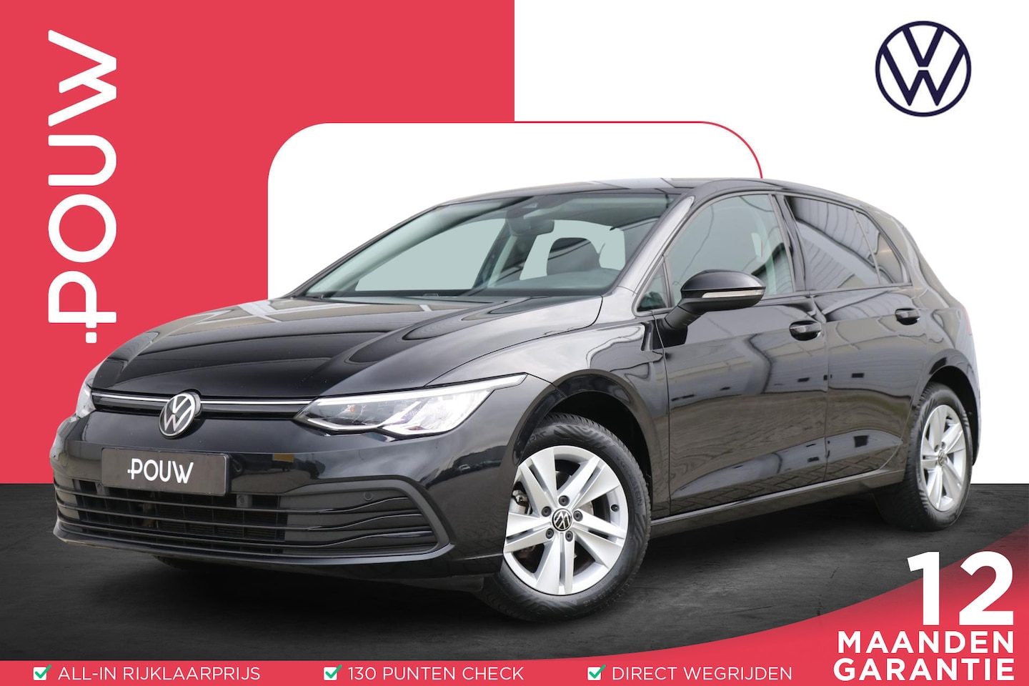 Volkswagen Golf - 1.5 eTSI 130pk DSG Life Business | Navigatie | Stoelverwarming | Parkeersensoren - AutoWereld.nl