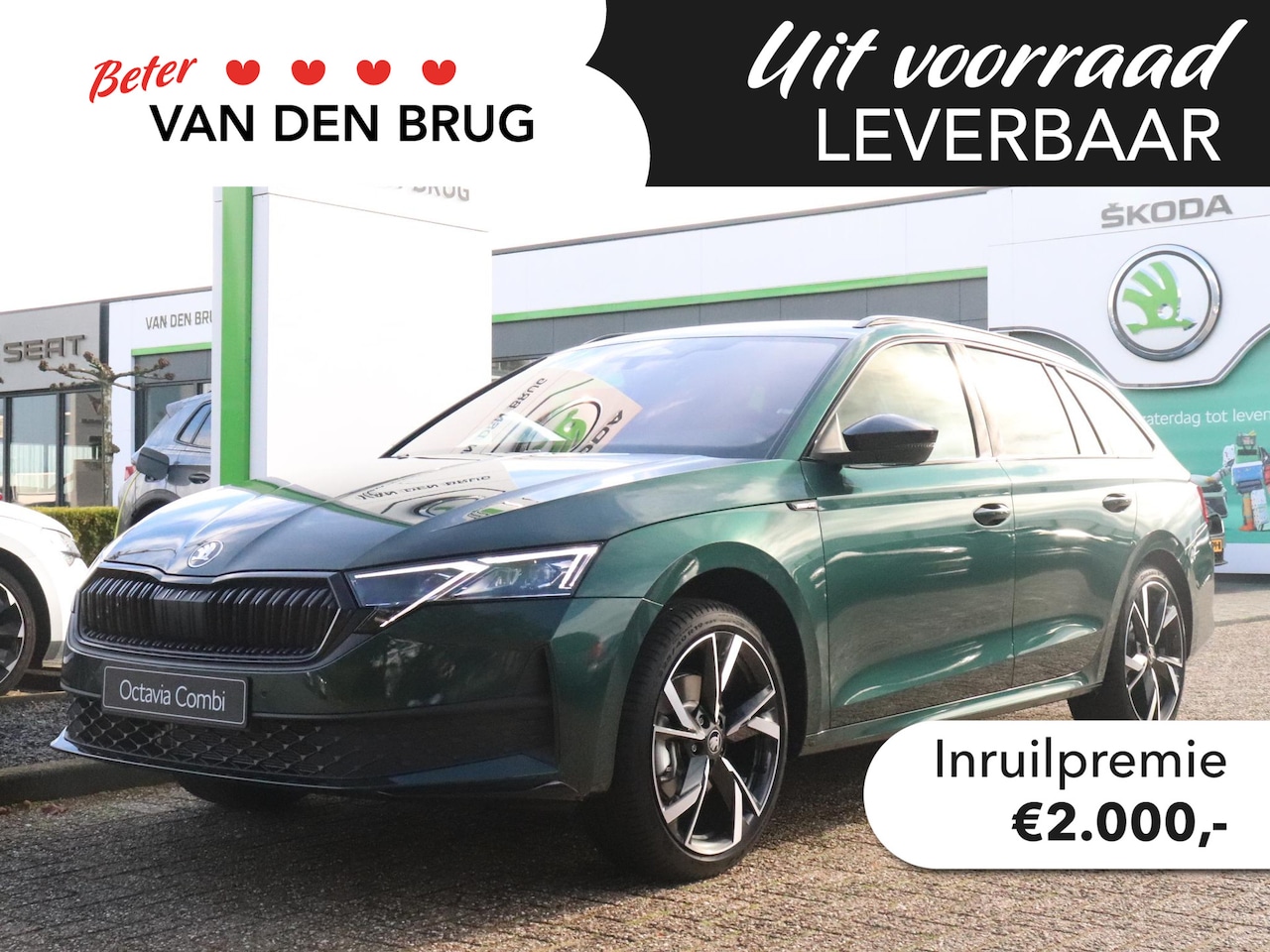Skoda Octavia Combi - 1.5 TSI MHEV Business Sportline Tour | Trekhaak | Elektrische voorstoelen | Stoelverwarmin - AutoWereld.nl