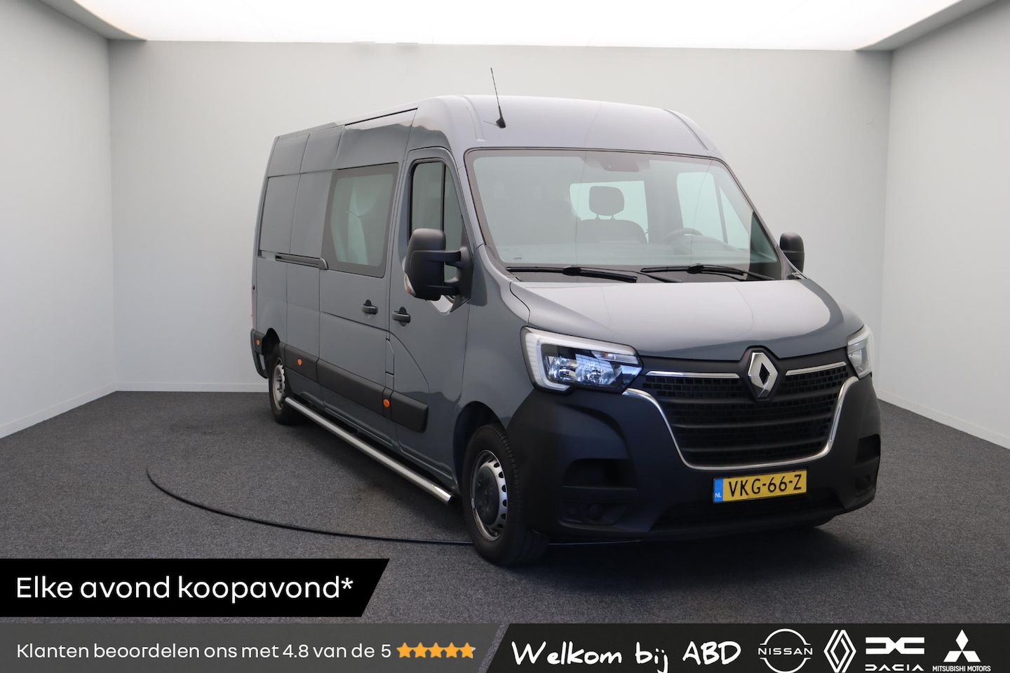 Renault Master - T35 2.3 dCi 150 L3H2 DC Energy | 6 persoons | Airco | - AutoWereld.nl