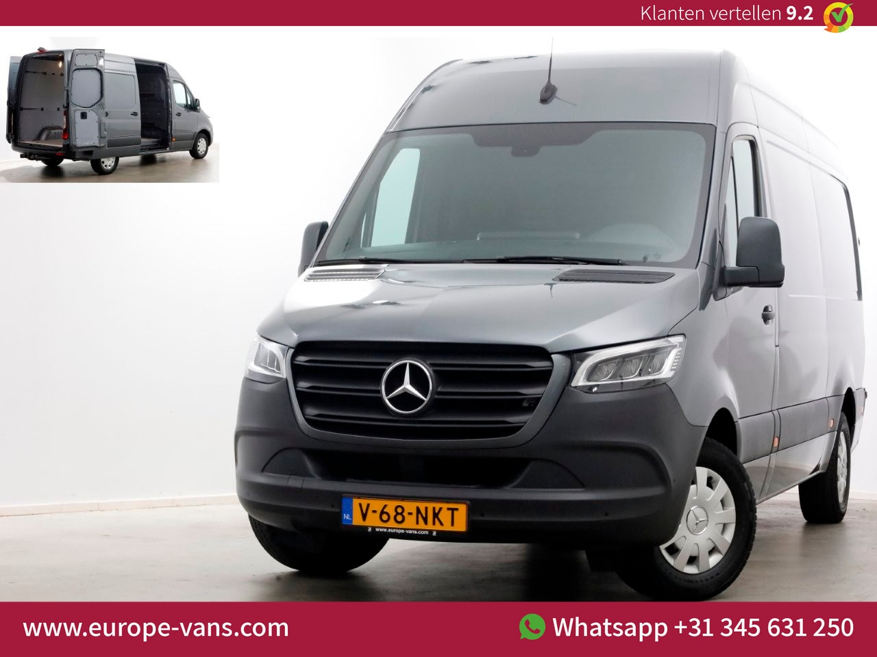 Mercedes-Benz Sprinter - 316 CDI 163pk L2H2 LED/Camera/Navi/Trekhaak 2800kg 02-2019 - AutoWereld.nl