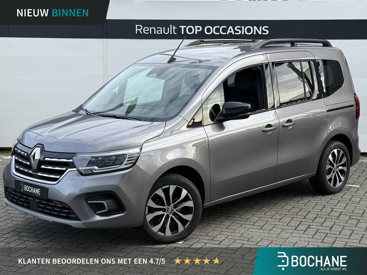 Renault Kangoo - 1.3 TCe Techno (Geel Kenteken) Automaat | Stoelverwarming | 2 Schuifdeuren - AutoWereld.nl