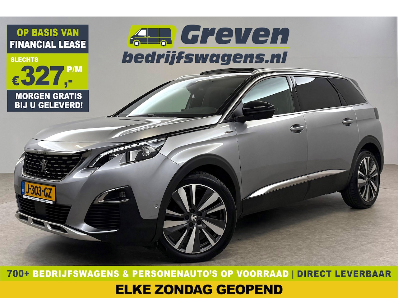 Peugeot 5008 - 1.2 PureTech GT-Line 7p | Pano | Sfeer | 360° | Virtual | Parkeersens. | Keyless | Dodehoe - AutoWereld.nl