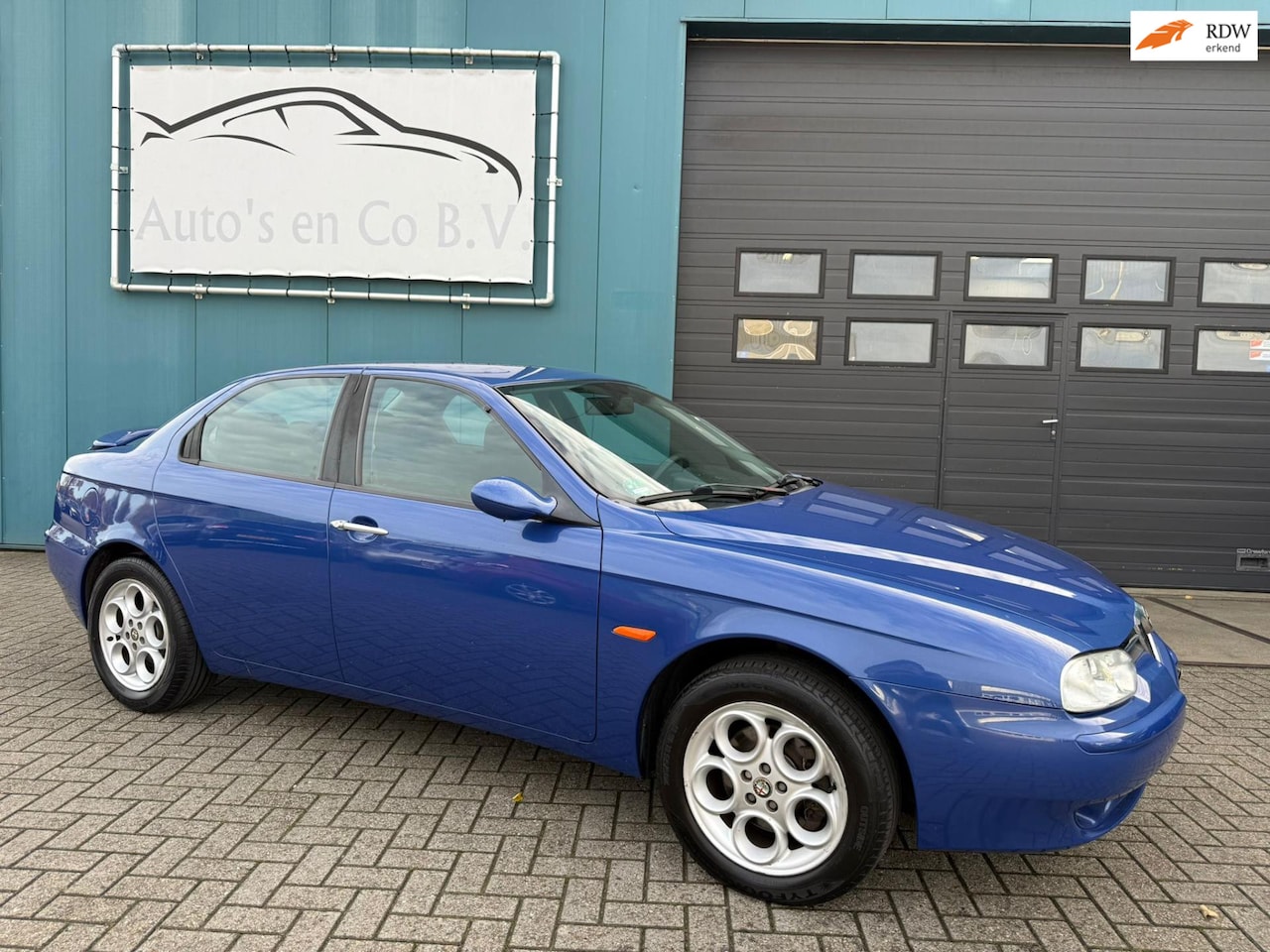 Alfa Romeo 156 - 1.6 T.Spark Progression Airco 16"Lm velgen Trekhaak Zeer nette staat. - AutoWereld.nl