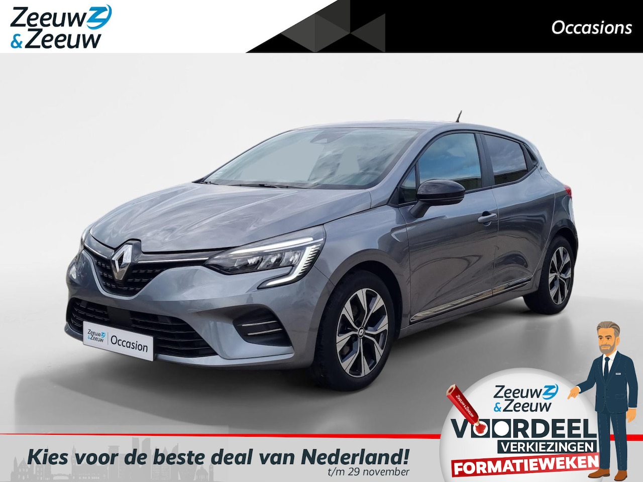 Renault Clio - 1.0 TCe 90 Evolution * Cruise Control *  Carplay * Navigatie * LM Velgen 16" * - AutoWereld.nl