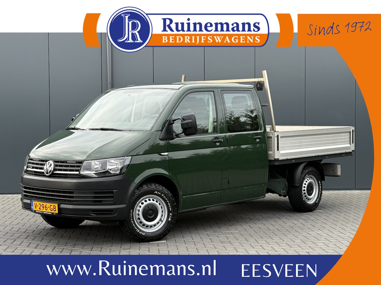 Volkswagen Transporter - 2.0 TDI 150 PK 4-MOTION E6 / PICK UP / DUBBELE CABINE / 4x4 / AIRCO / 6-PERS / TREKHAAK - AutoWereld.nl