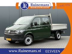 Volkswagen Transporter - 2.0 TDI 150 PK 4-MOTION E6 / PICK UP / DUBBELE CABINE / 4x4 / AIRCO / 6-PERS / TREKHAAK