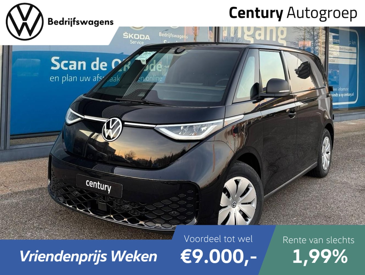 Volkswagen ID. Buzz Cargo - Bedrijfswagens Cargo Elektromotor 210 kW (286 pk) 2988 mm Elektri Volkswagen bedrijfswagen - AutoWereld.nl