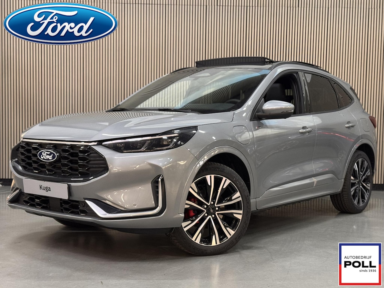 Ford Kuga - 2.5 PHEV 243pk ST-Line X Panoramadak Trekhaak Winter Techno pack AGR Stoelen 20" LM *NIEUW - AutoWereld.nl