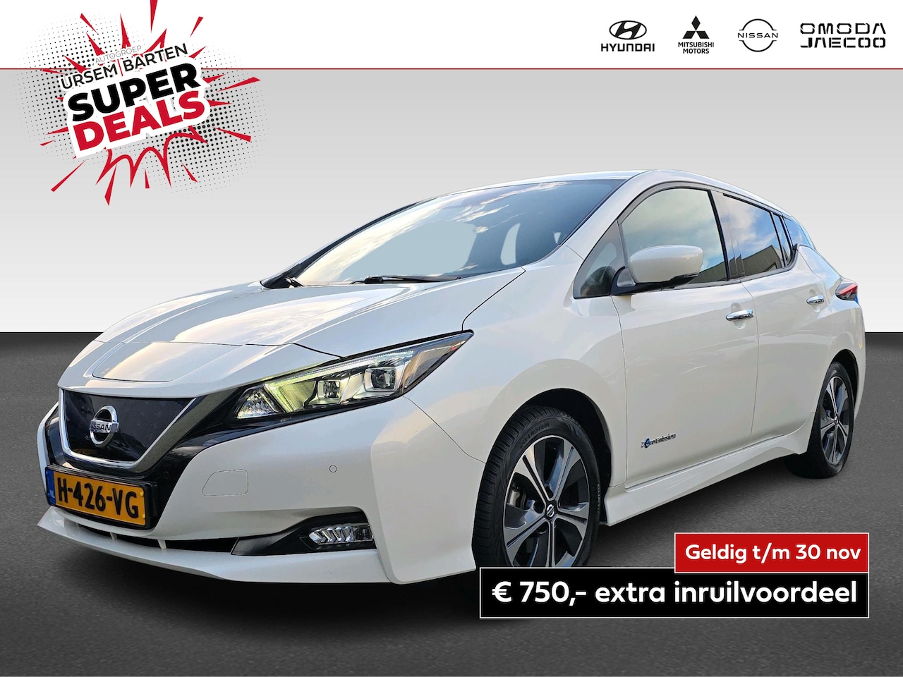 Nissan LEAF - N-Connecta 40 kWh | Automaat | Stoelverwarming | Navigatie | 360 Camera | - AutoWereld.nl