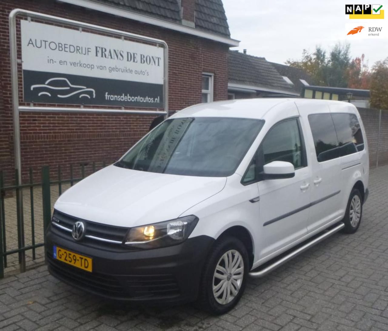 Volkswagen Caddy Maxi - 1.4 TGI Trendline 5p AARDGAS CNG ROLSTOEL AUTO € 7500 EX BTW - AutoWereld.nl