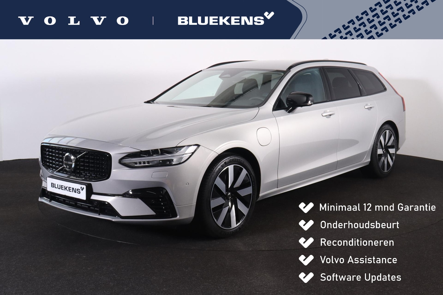 Volvo V90 - T6 Recharge AWD Plus Dark - IntelliSafe Assist & Surround - Harman/Kardon audio - 360º Cam - AutoWereld.nl
