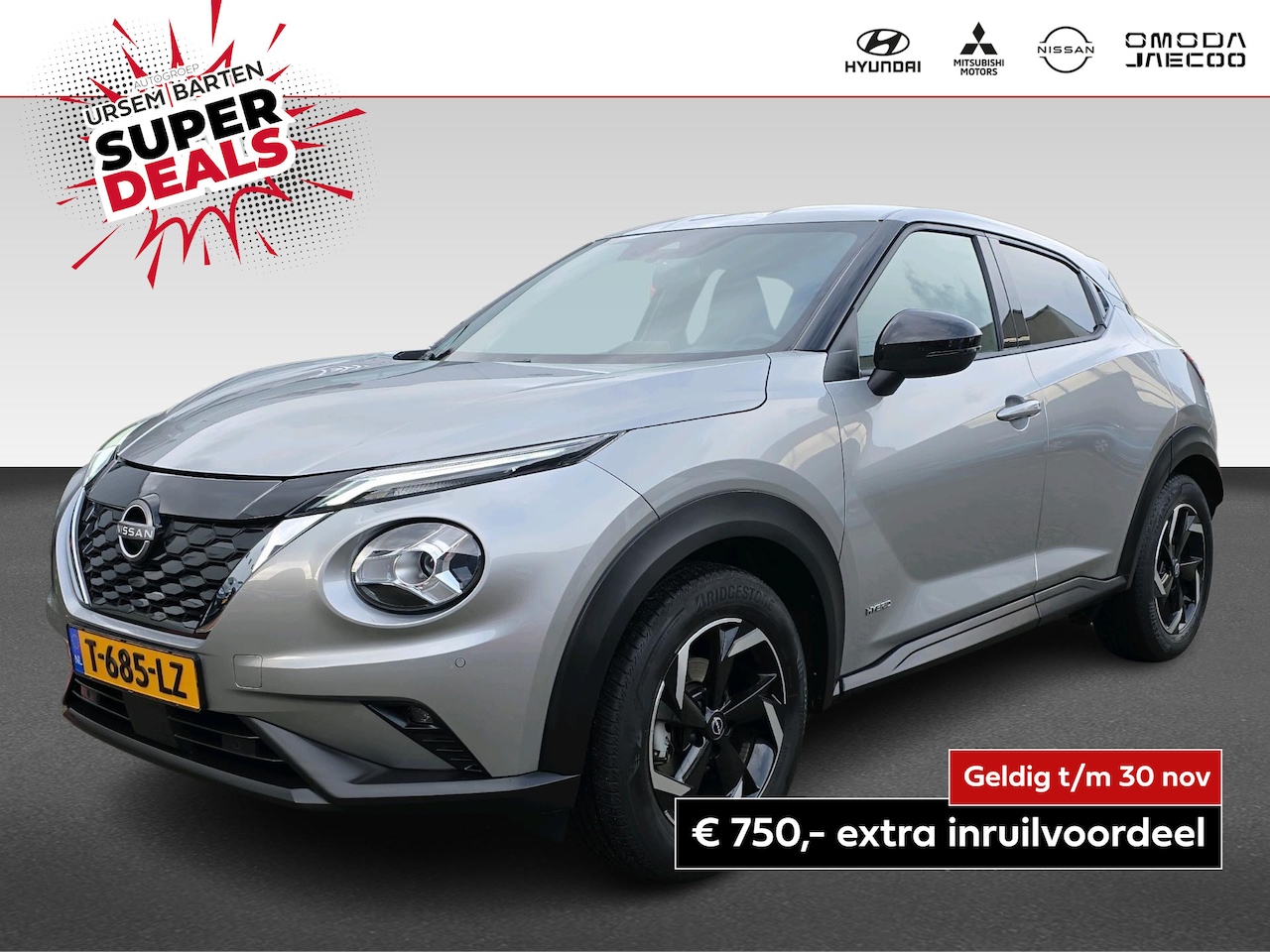 Nissan Juke - 1.6 Hybrid N-Design | Automaat | Half leder | Stoel/Stuurverwarming | Navigatie | Achterui - AutoWereld.nl