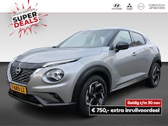 Nissan Juke - 1.6 Hybrid N-Design | Automaat | Half leder | Stoel/Stuurverwarming | Navigatie | Achterui