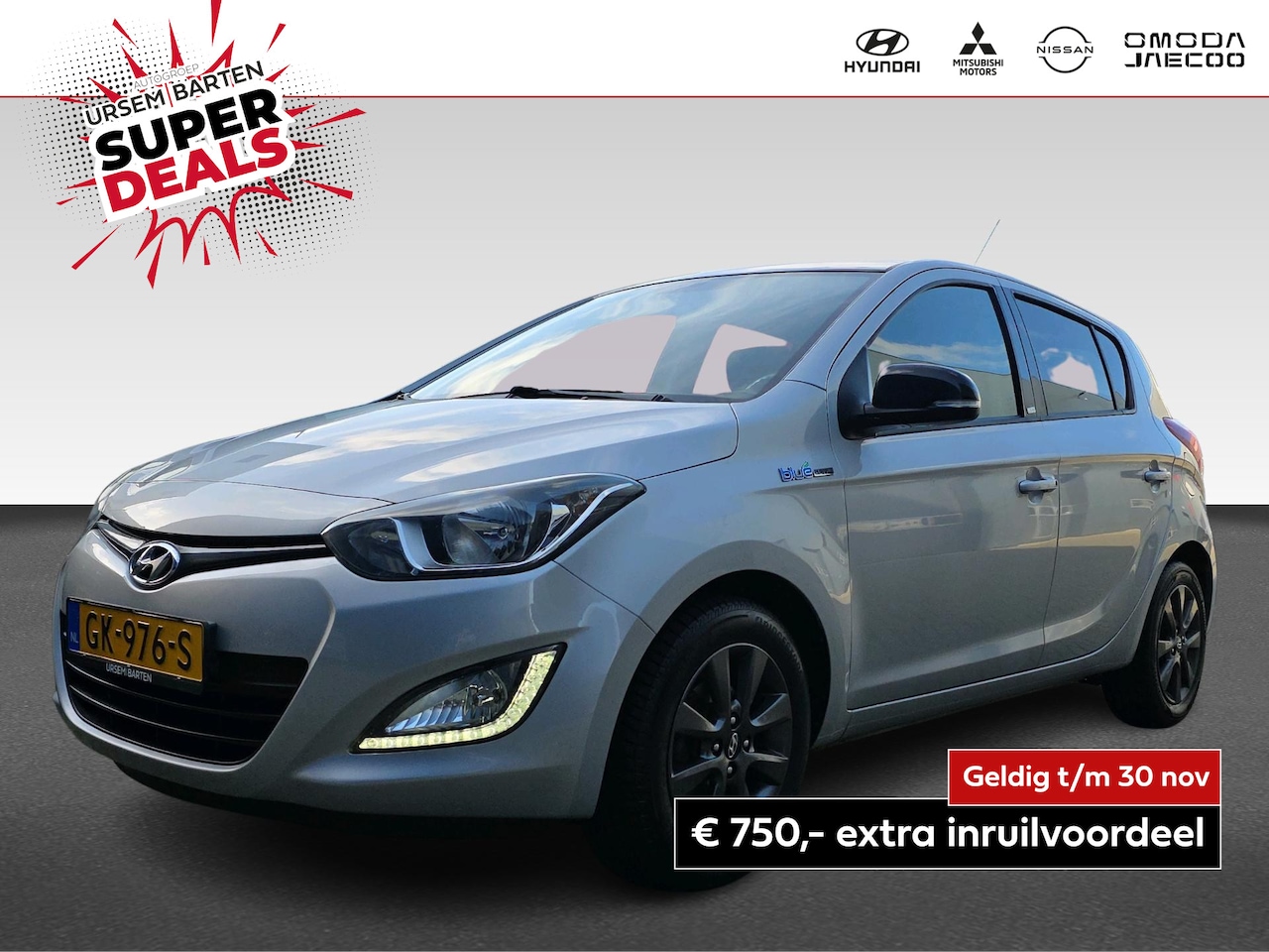 Hyundai i20 - 1.2 HP i-Motion | Cruisecontrol | Airco | getinte ramen | Velgen lichtmetaal | - AutoWereld.nl