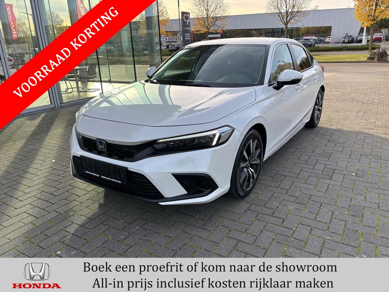 Honda Civic - 2.0 e:HEV HYBRID Elegance | 2500 euro voordeel - AutoWereld.nl