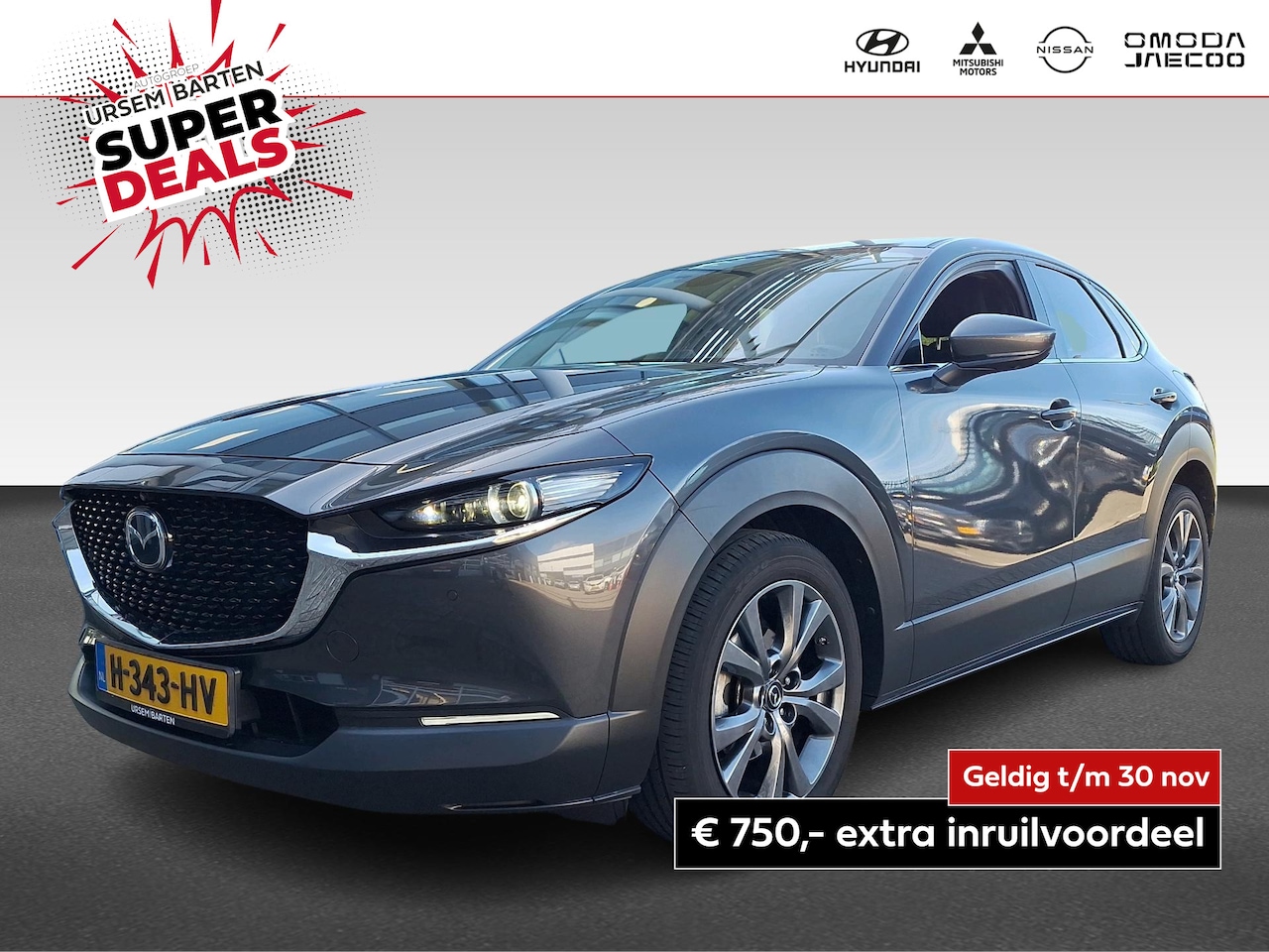 Mazda CX-30 - 2.0 e-SkyActiv-X M Hybrid Luxury Incl. Trekhaak | 360 graden camera | Stoelverwarming | Sc - AutoWereld.nl