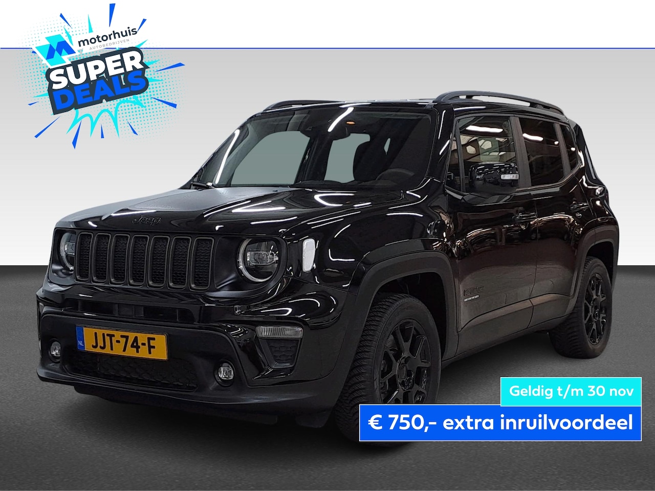 Jeep Renegade - 4XE PHEV 240PK 4WD HYBRID UPLAND NAVI TEL CAMERA LED - AutoWereld.nl