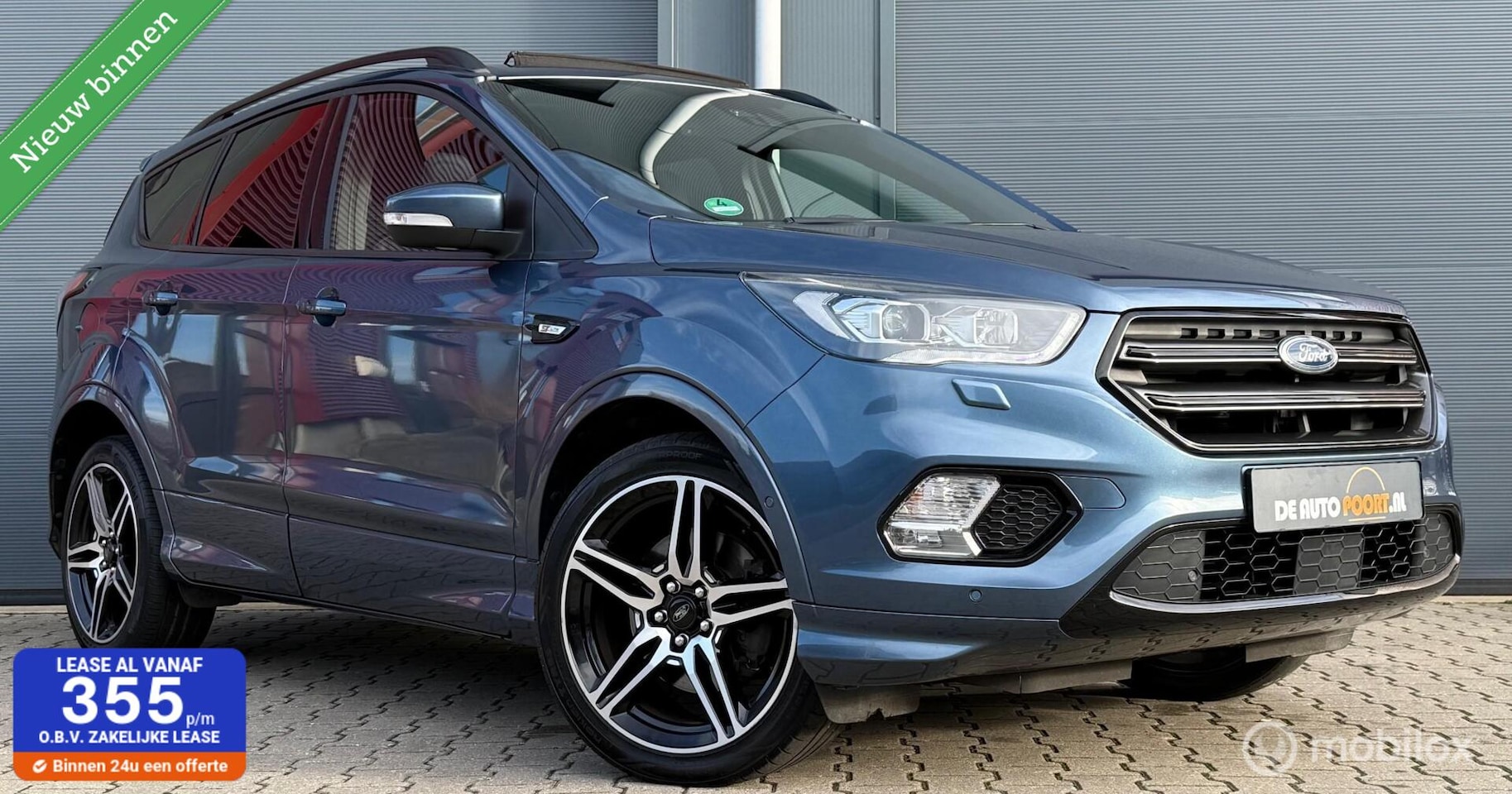 Ford Kuga - 1.5 EcoBoost ST Line Pano.dak/LED/Camera/Lane/Carplay - AutoWereld.nl