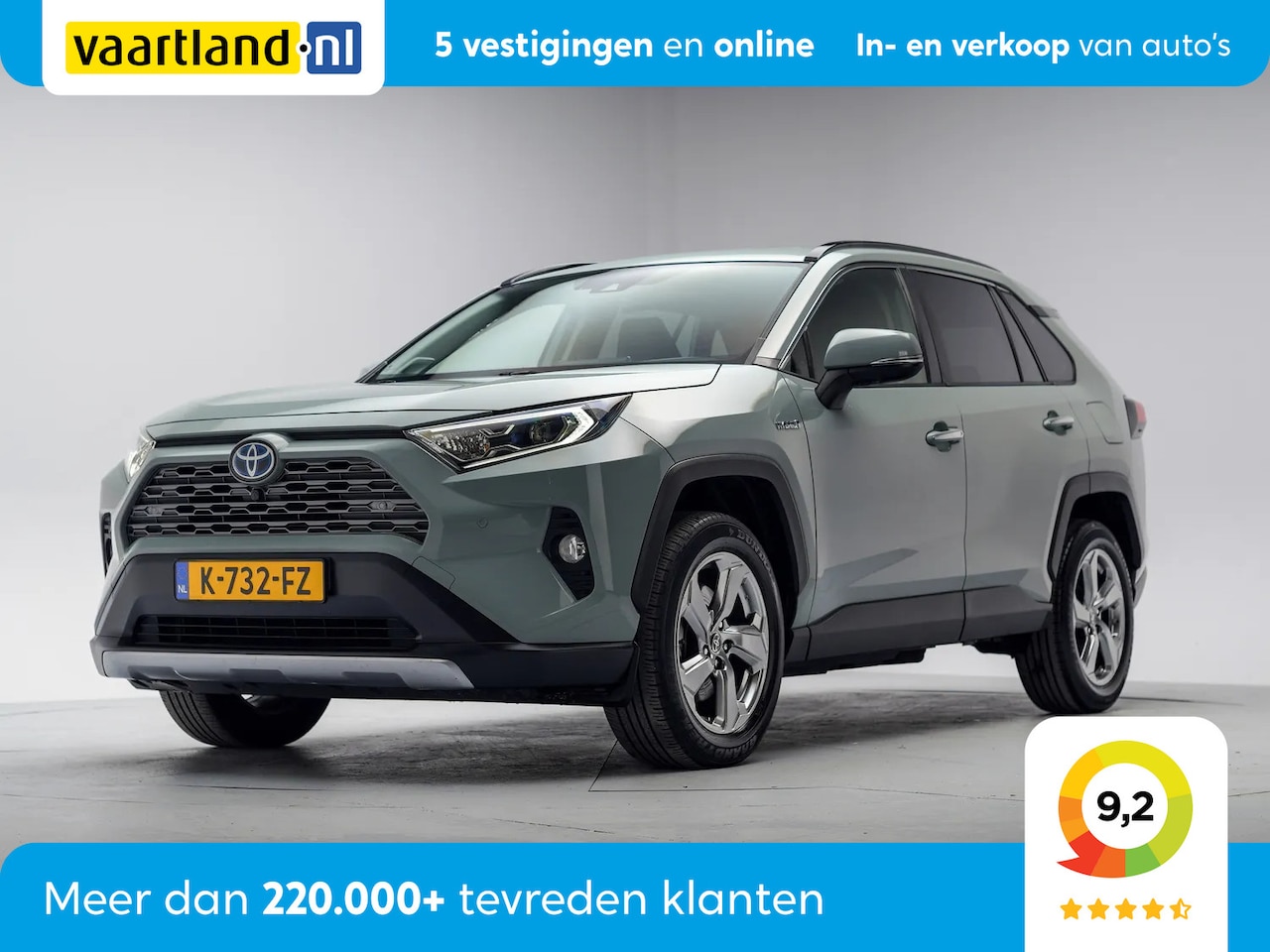 Toyota RAV4 - 2.5 Hybrid 2WD Executive [ LED JBL-audio Leder Navi 360°cam ] - AutoWereld.nl