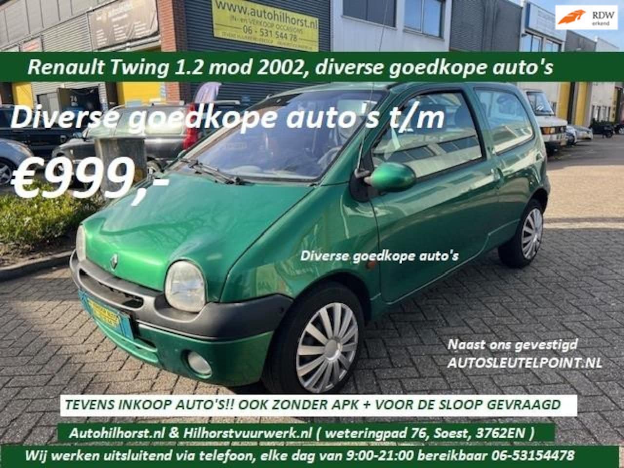 Renault Twingo - 1.2 Privilège Meerdere auto's rond deze prijen! uitsluitend via telefonische afspraak - AutoWereld.nl