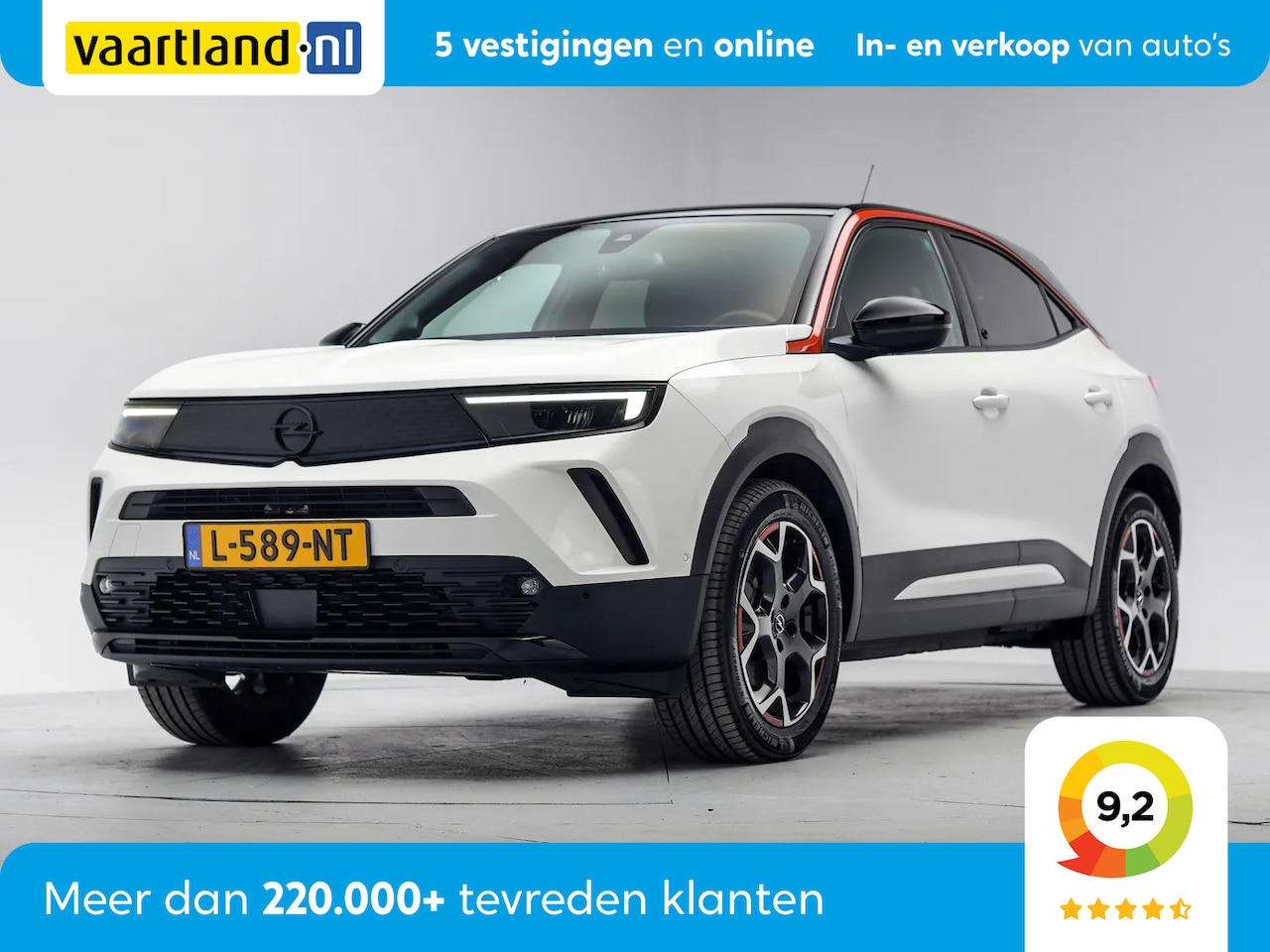 Opel Mokka-e - GS Line 50 kWh 11kw bl. [ LED Navi Climate ] - AutoWereld.nl