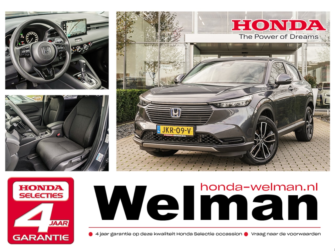 Honda HR-V - 1.5i e:HEV ELEGANCE - FULL HYRBID - PRIVACY GLASS - AutoWereld.nl