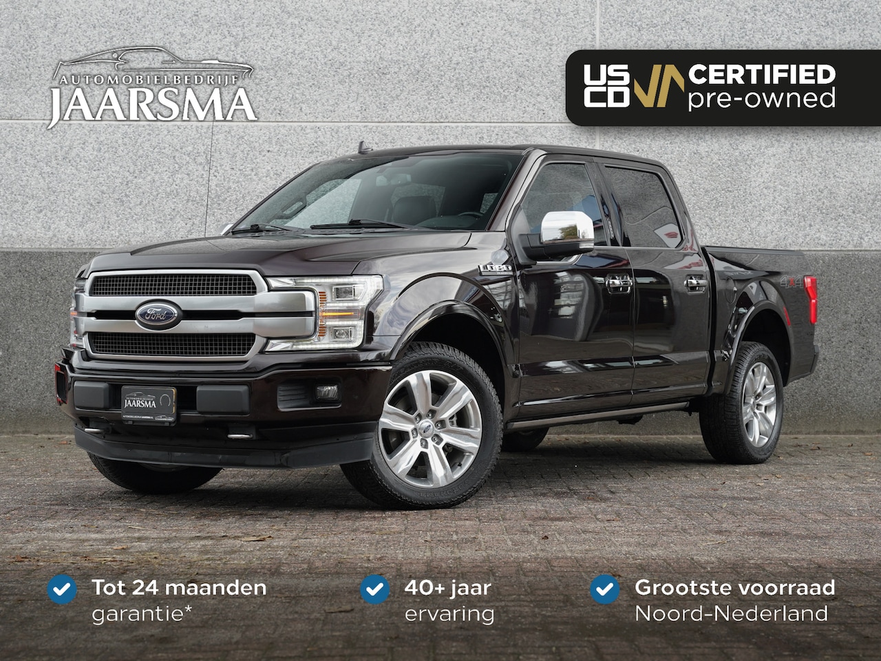 Ford F150 - USA Platinum 3.5 V6 Ecoboost SuperCrew | Cuise Control | Stoelverwarming & Verkoeling | B& - AutoWereld.nl