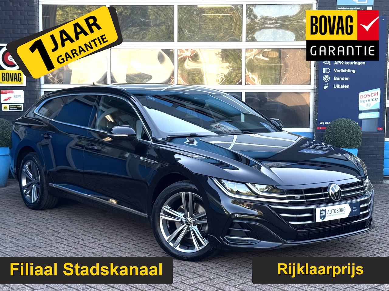 Volkswagen Arteon Shooting Brake - 1.4 TSI eHybrid R-Line Business+ GRATIS Afleverpakket! | Uitklapbare Trekhaak | Adaptive C - AutoWereld.nl