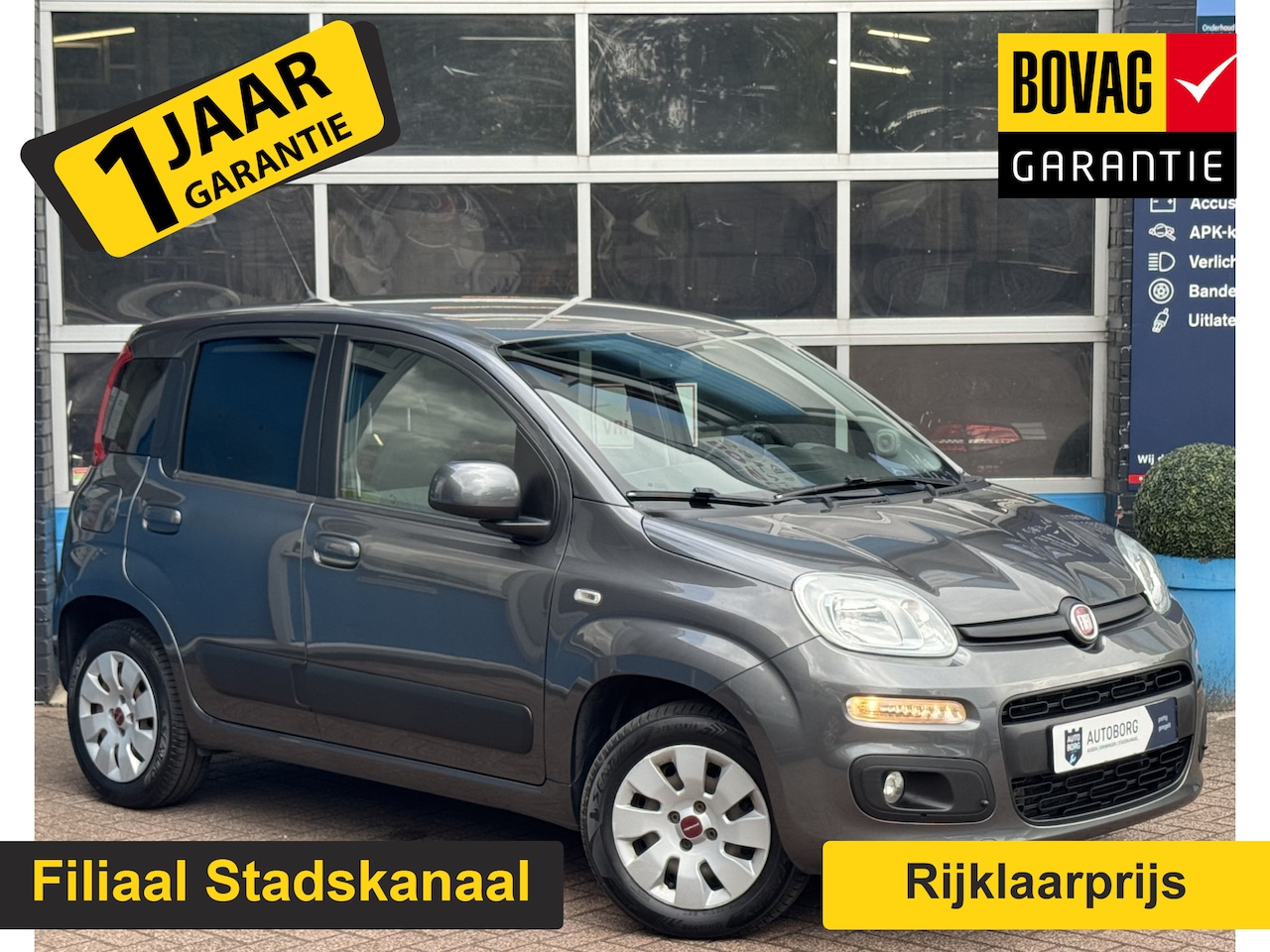 Fiat Panda - 0.9 TwinAir Lounge GRATIS Afleverpakket! | Airco | Trekhaak | - AutoWereld.nl