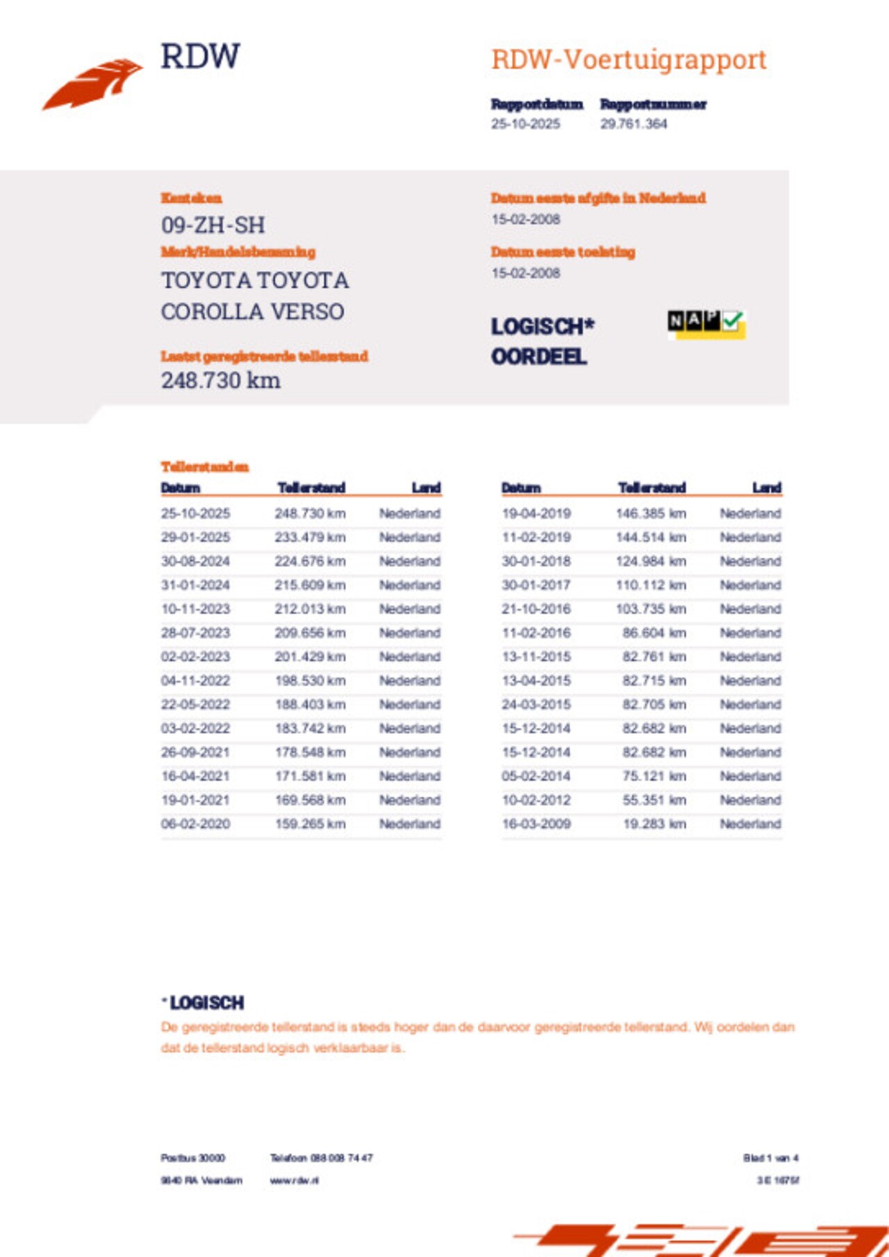 Toyota Verso - 1.6 VVT-i Terra 1.6 VVT-i Terra