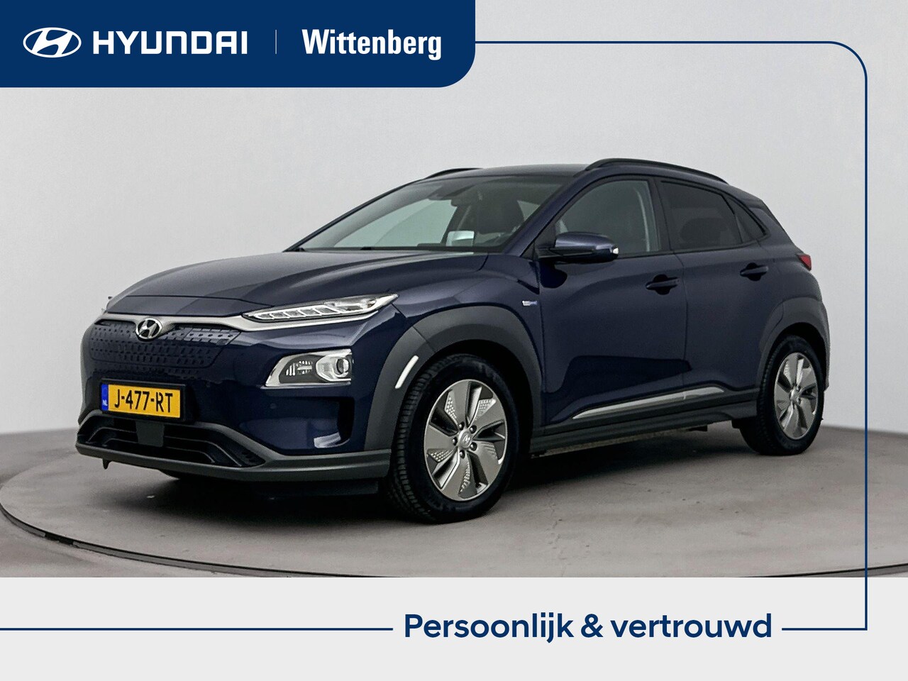 Hyundai Kona Electric - EV PREMIUM 64 kWh | 3- FASE | NAVI | CLIMA | CRUISE | CAMERA | HUD | LEDER | STUUR- & STOE - AutoWereld.nl